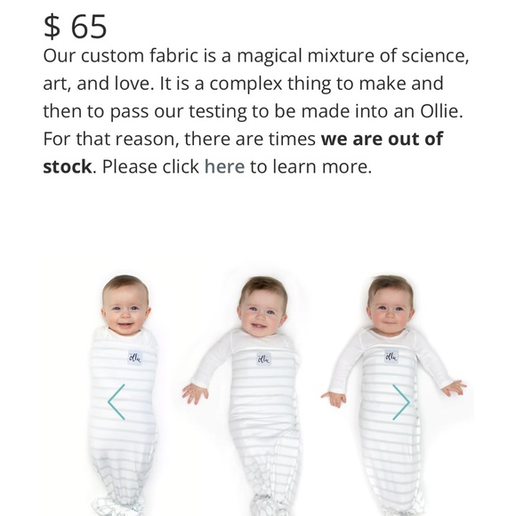 Other The Ollie World Swaddle Steele White Stripe Color Poshmark